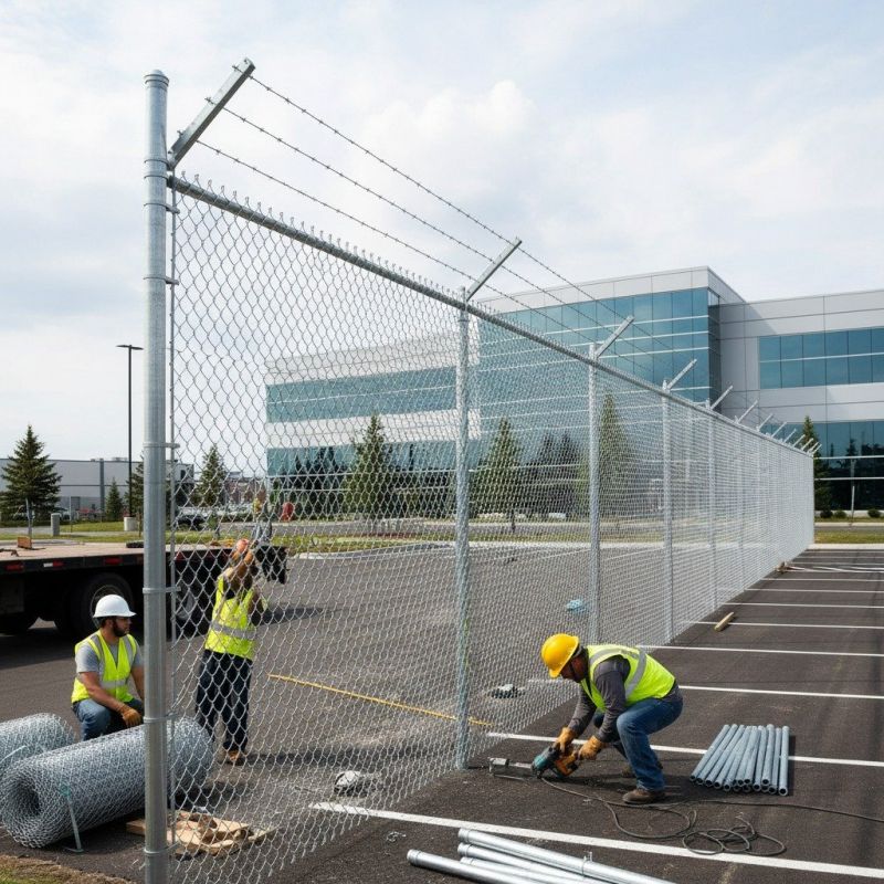 Commercial Metal Fence Service